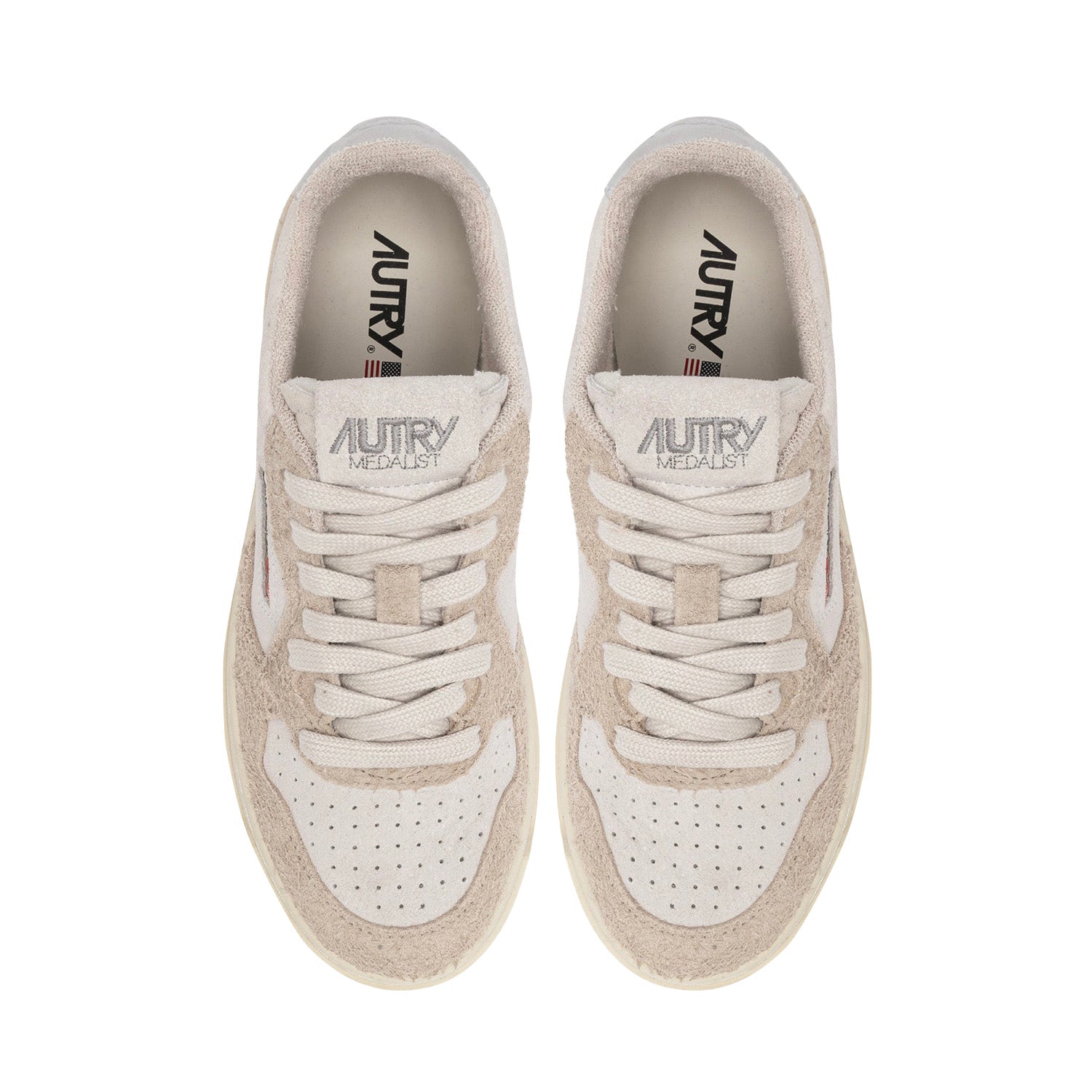 スニーカー AUTRY Women Sneakers AULWSH02 Beige Autry Wildpace Low Woman, White/Sand