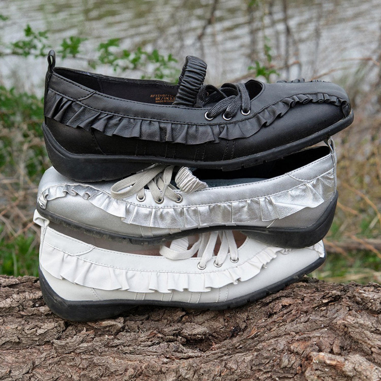 MINJUKIM x Rockfish Weatherwear Bliss Ruffle Sneakers – FRUITION