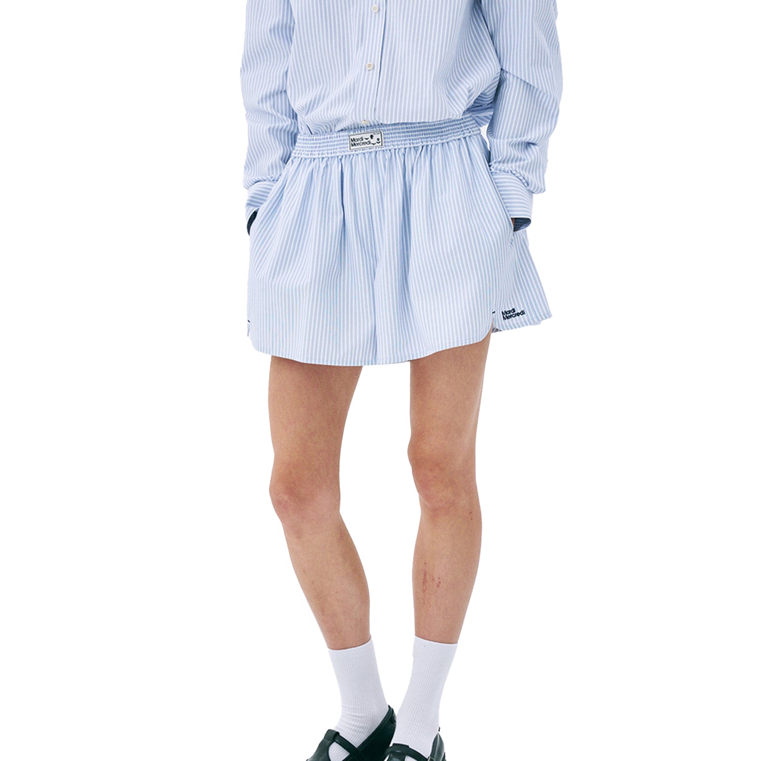 Mardi Mercredi】COTTON SHORTS STRIPE