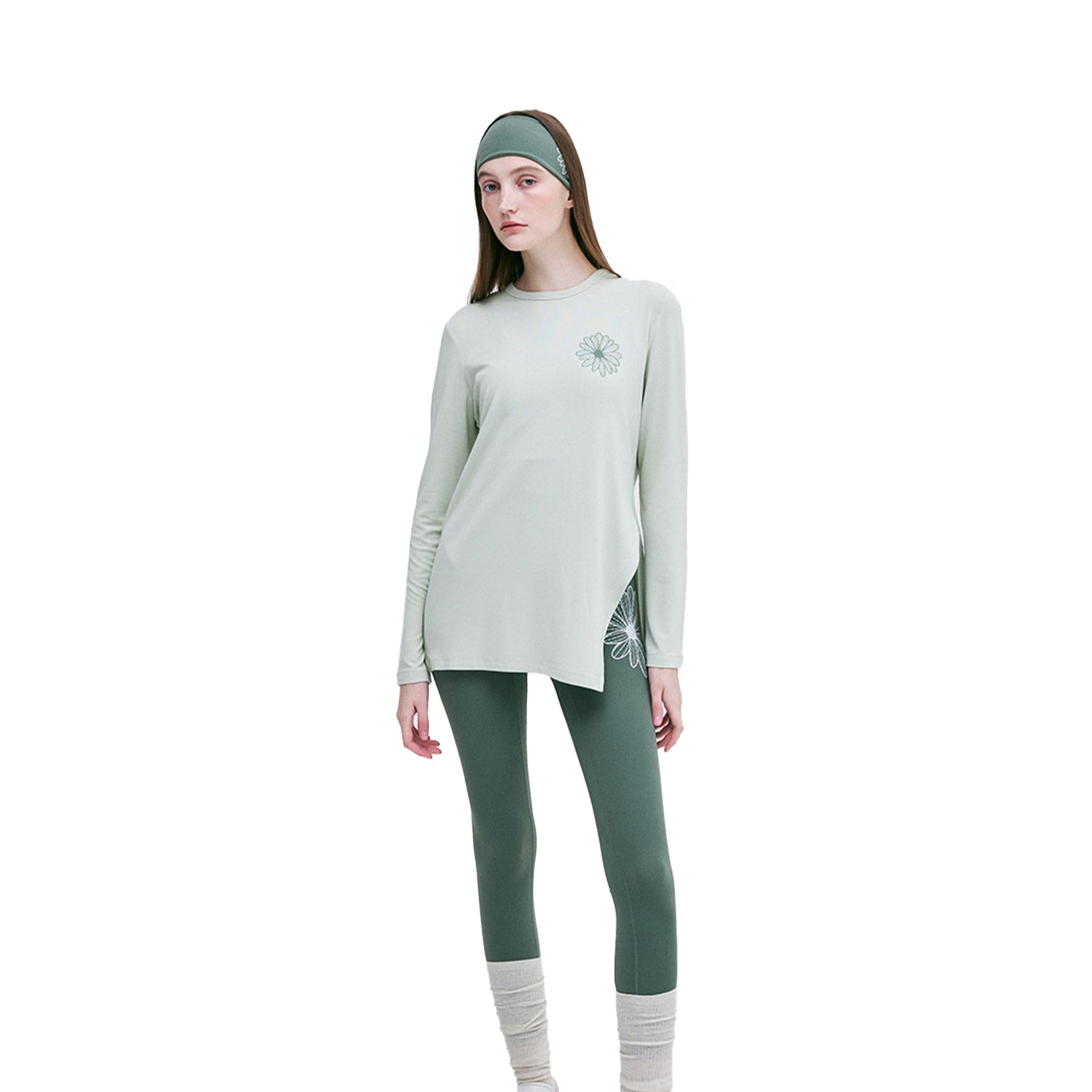 Airlift Side Slit Top The Flower – FRUITION