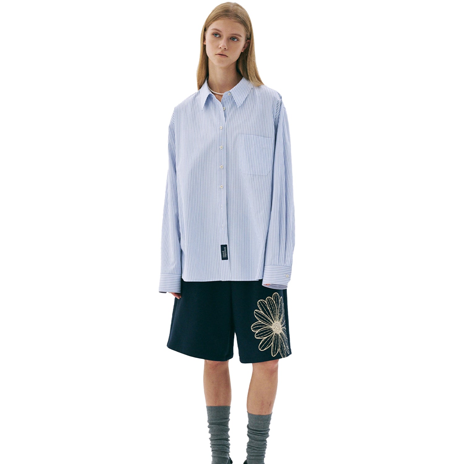 Oversized Sweat Bermuda Flower – FRUITION