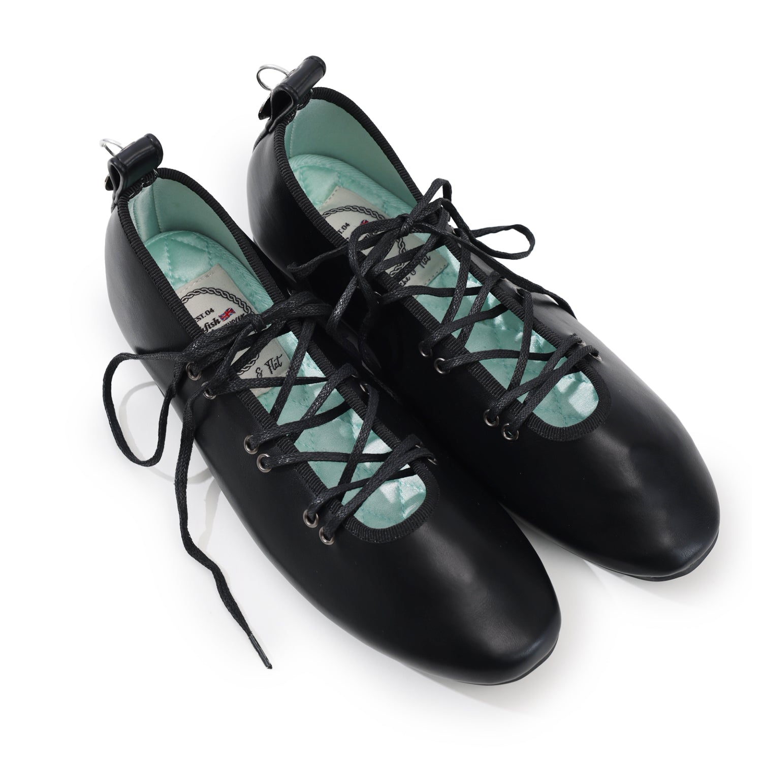 Bella Laceup Flats – FRUITION