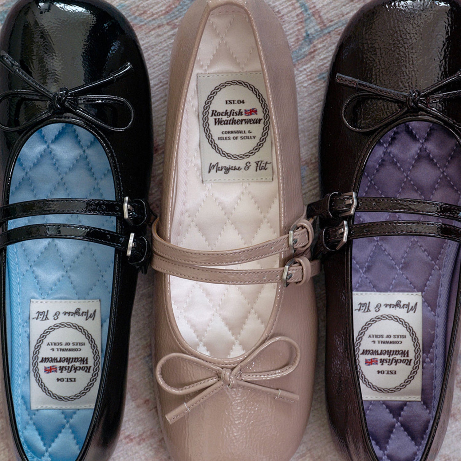 Square Toe Two Strap MaryJane Enamel – FRUITION
