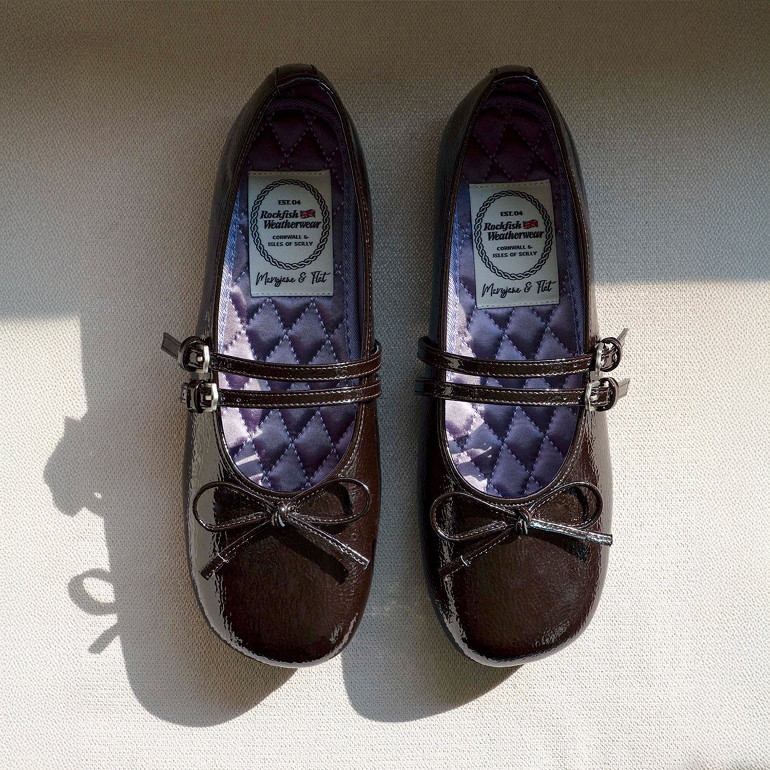 Square Toe Two Strap MaryJane Enamel – FRUITION