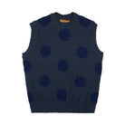 Teddy Fur Dot Knit Vest - INVINCIBLE