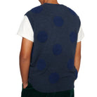Teddy Fur Dot Knit Vest - INVINCIBLE